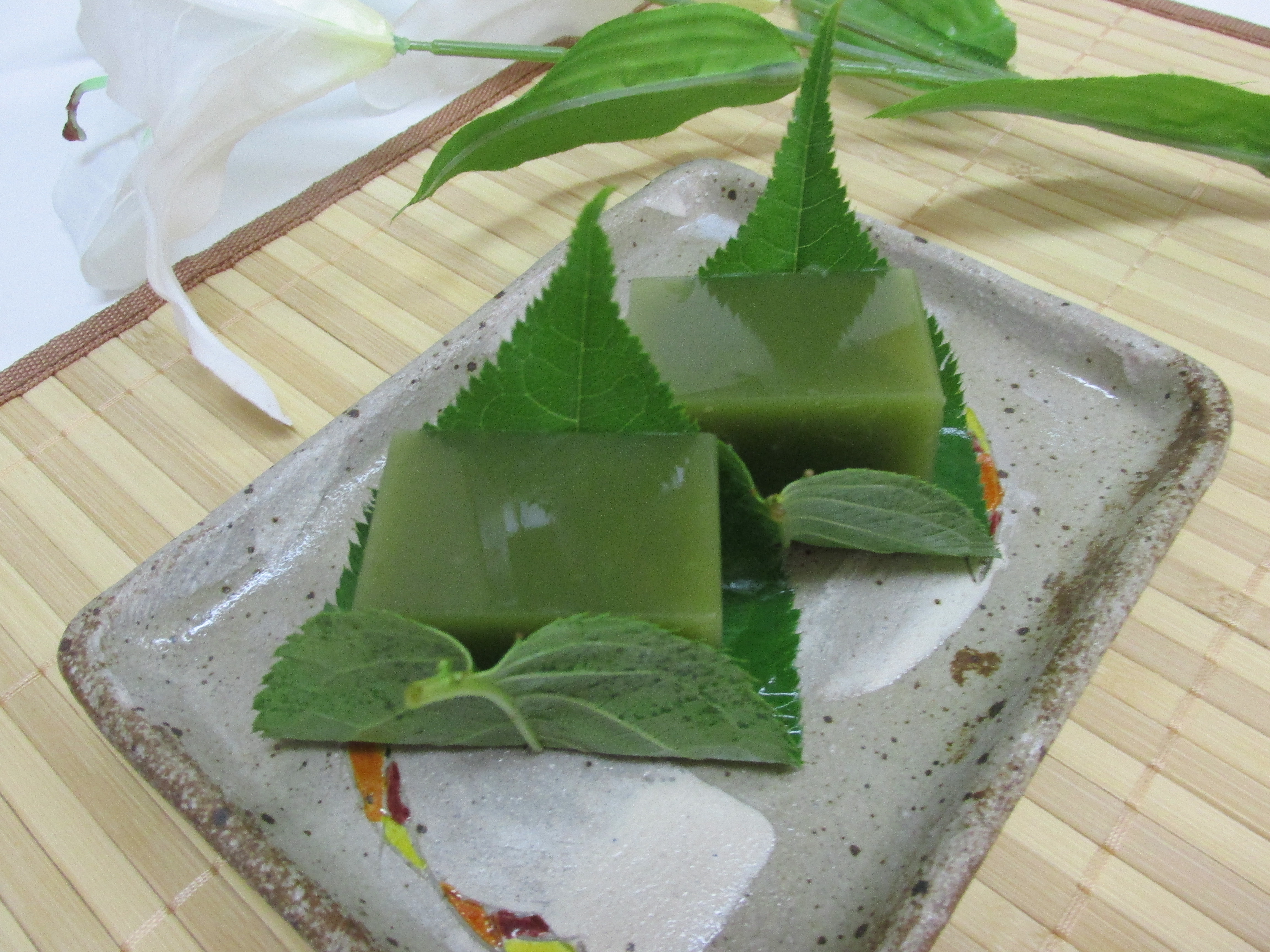 抹茶水羊羹